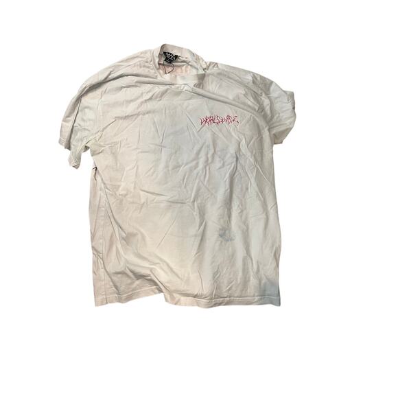 BooHooMan Worldwide White T-Shirt Mens S - Picture 1 of 4